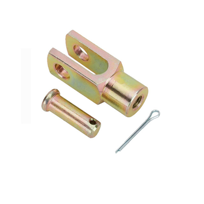 Silindir Paslanmaz Çelik Clevis Pin Cotter Filmiş Clevis Pin Zenkli Çelik