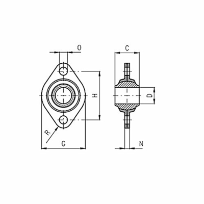 Flanş Parçay Rotary Dönerlemeler Chrome Paslanmaz Çelik Dönerlemeler