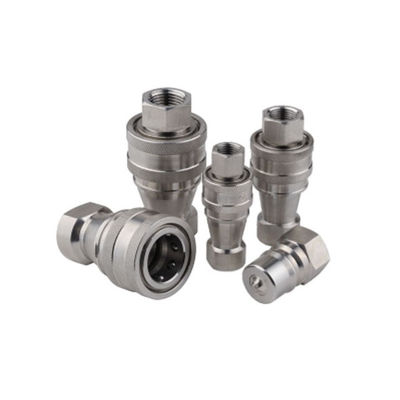 AU veya EPDM Hidrolik Hızlı Adaptör Gaz Uygulaması için -20-100°C Çalışma Sıcaklığı