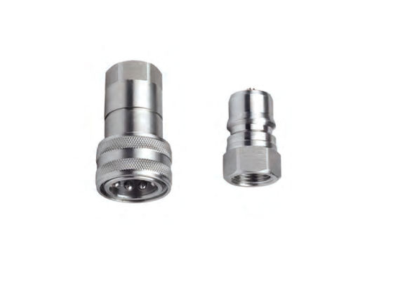 316 paslanmaz çelik kapalı tip hidrolik hızlı çiftleyici 1/2 '' CB-1 Serisi