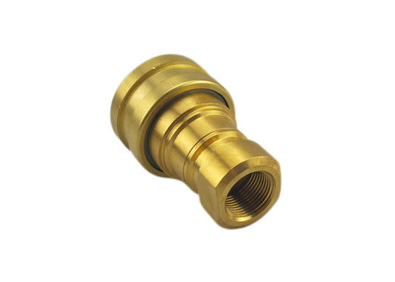 0.25 inç IATF16949 Erkek Bakır Hızlı Bağlantı Fittings