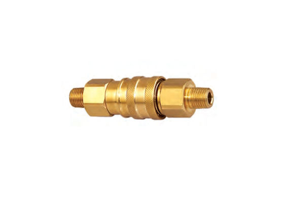 Bakır Hızlı Kuplayıcı NPT Fileri 1/4 " 5/16 " 3/8 " 1/2 " CNC İşleme