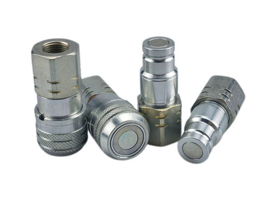 ISO 16028 Karbon Çelik Düz Yüzlü Hidrolik hortum Fittings