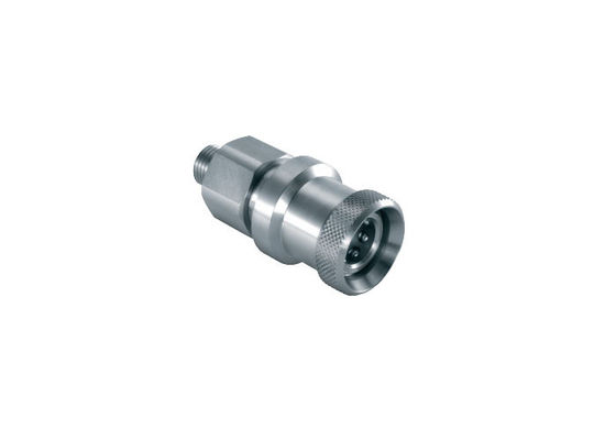Viton Demiryolu Endüstrisi BSPP 0.25'' Flat Face Coupler, Paslanmaz Çelik Koplama