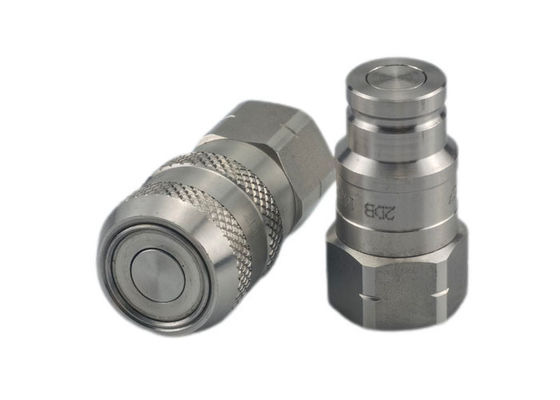 0.5'' ISO16028 NPT Hidrolik Düz Yüz Hızlı Kopyalayan