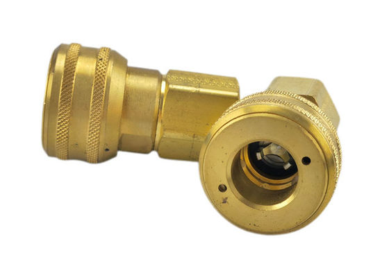 1/4 'Nominel Erkek Son Bağlantıları Endüstriyel Değişken Pin Lock Koplamaları Bakır Pnömatik Hızlı Koplama