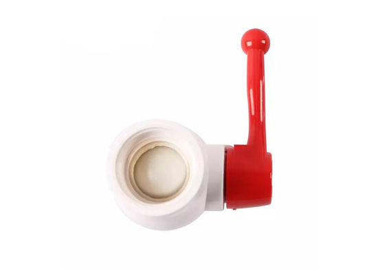 2 Yolu Doğrudan Tür Manual PVC Ball Valve UPVC Sabit Kontrol Akış Su
