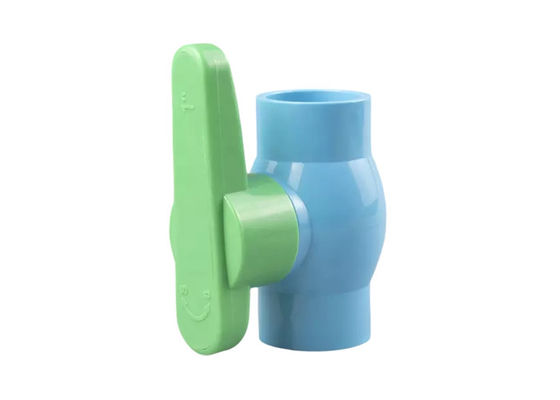 Su kontrolü için plastik PVC top valfi ABS kolu soket