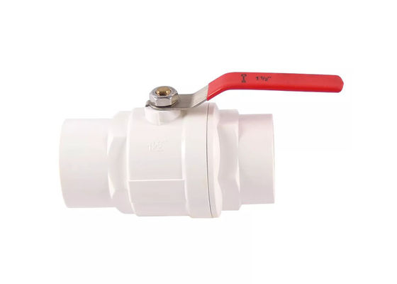 1/2" 4" ABS Chrome Ekle PVC İki Parça Top Valf Paslanmaz Çelik Yaka
