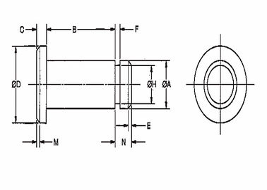 TXLP Serisi Düzenlenebilir Clevis Pin, Bağlantı Ürünleri Metrik Clevis Pins