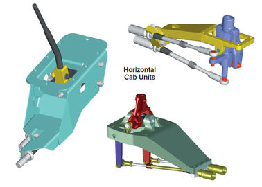 MTS Sistemleri Endüstriyel Manual Stick Shift Horizontal Kabin Birimleri Tipi ISO 9001 Onaylanmış