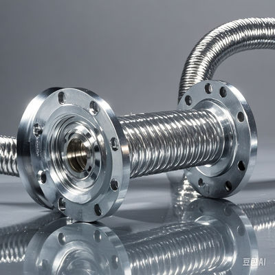 Karbon çelik tornavida set flange için basınç yükle esnek metal hortum flange metal hortum