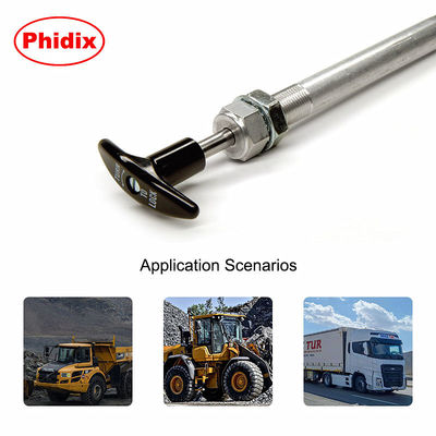 Güvenli Kilitleme Mekanizmasına Sahip Dayanıklı İtme-Çekme Büküm Kilit Kontrol Kolu