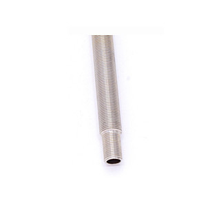 M12x1 çelik ipli boru 155mm uzunlukta çinko kaplama galvanizli