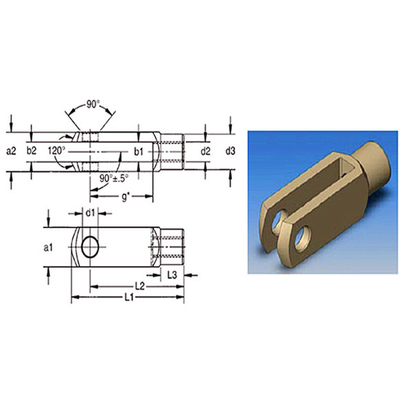 Çim / bahçe için çinko kaplamalı paslanmaz çelik Clevis Pin Güvenlik Bağlayıcıları
