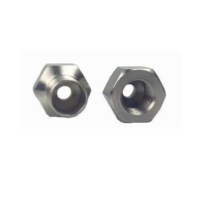 M12x1 Yumruk Flanş Kablo Son Fittings SS316 Paslanmaz Çelik Hex Nut